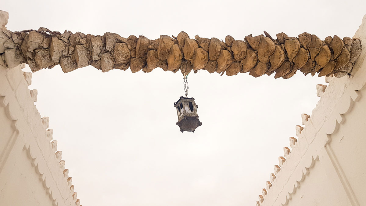 The date palm beams of the Zaouïa Tidjaniya