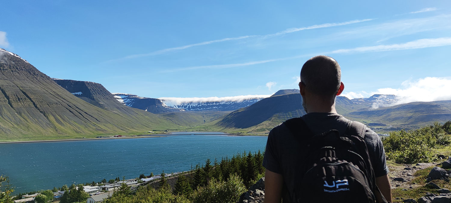 The mountains around Isafjordur