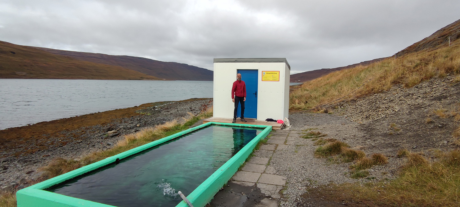 Visit Isafjordur and one of the hot-water pools in the area