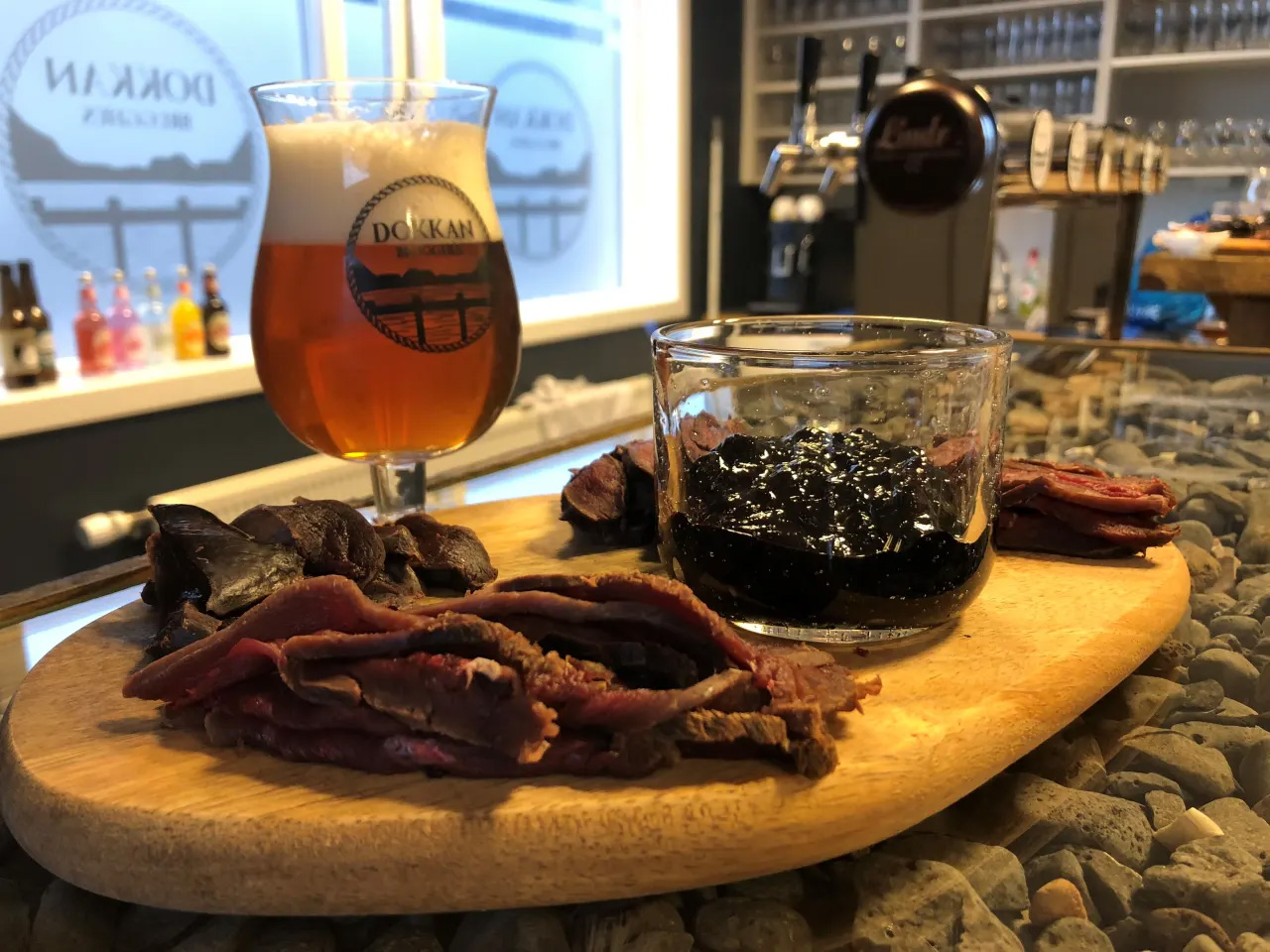 Aperitif at the brewery ©Visit Westfjords