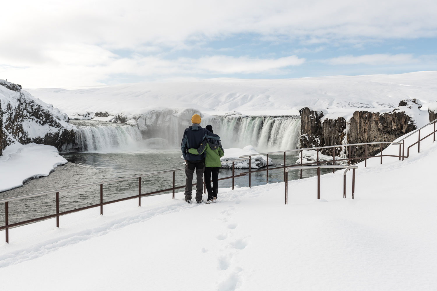 La cascade de Godafoss