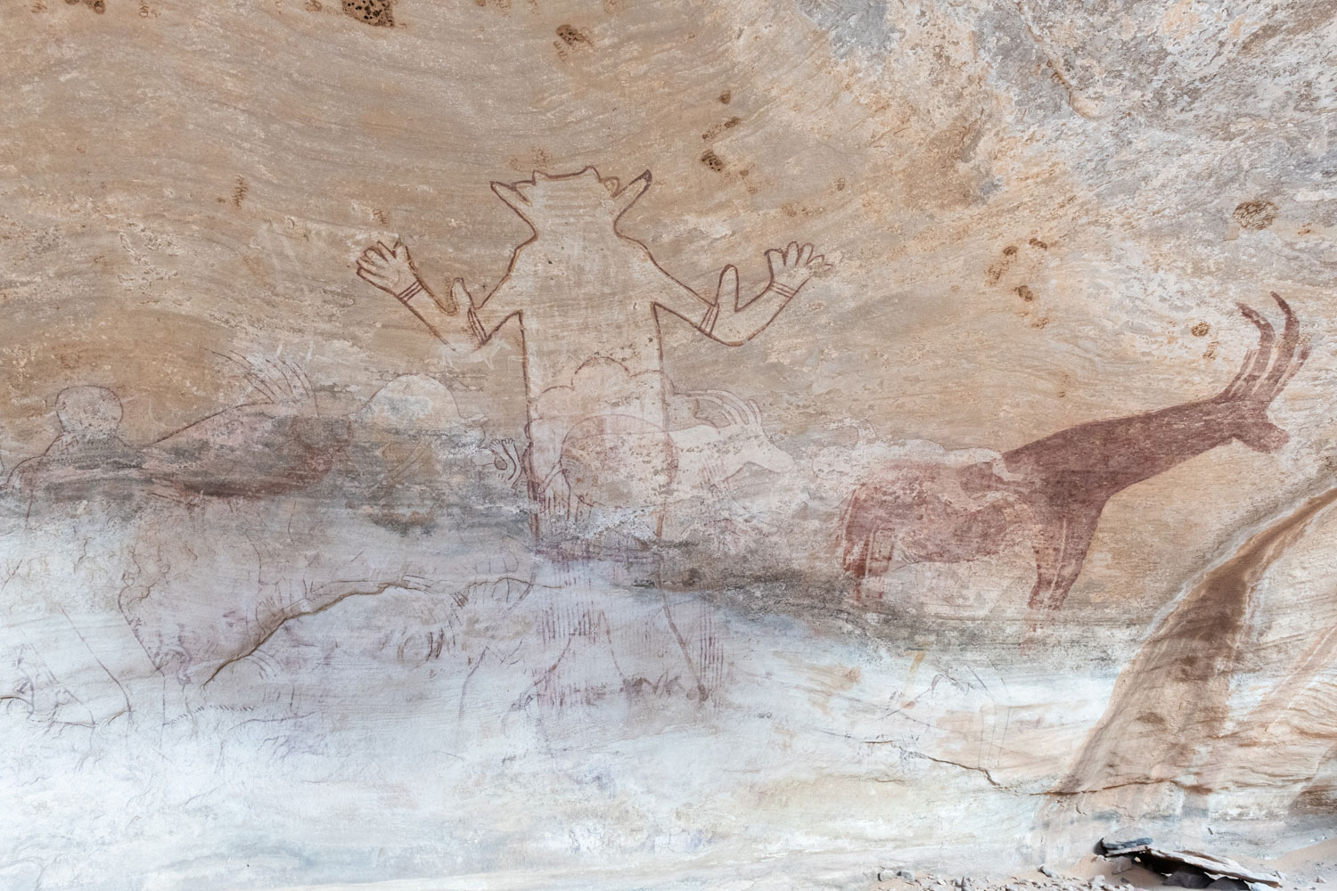 La fresque de Grand Dieu à Séfar