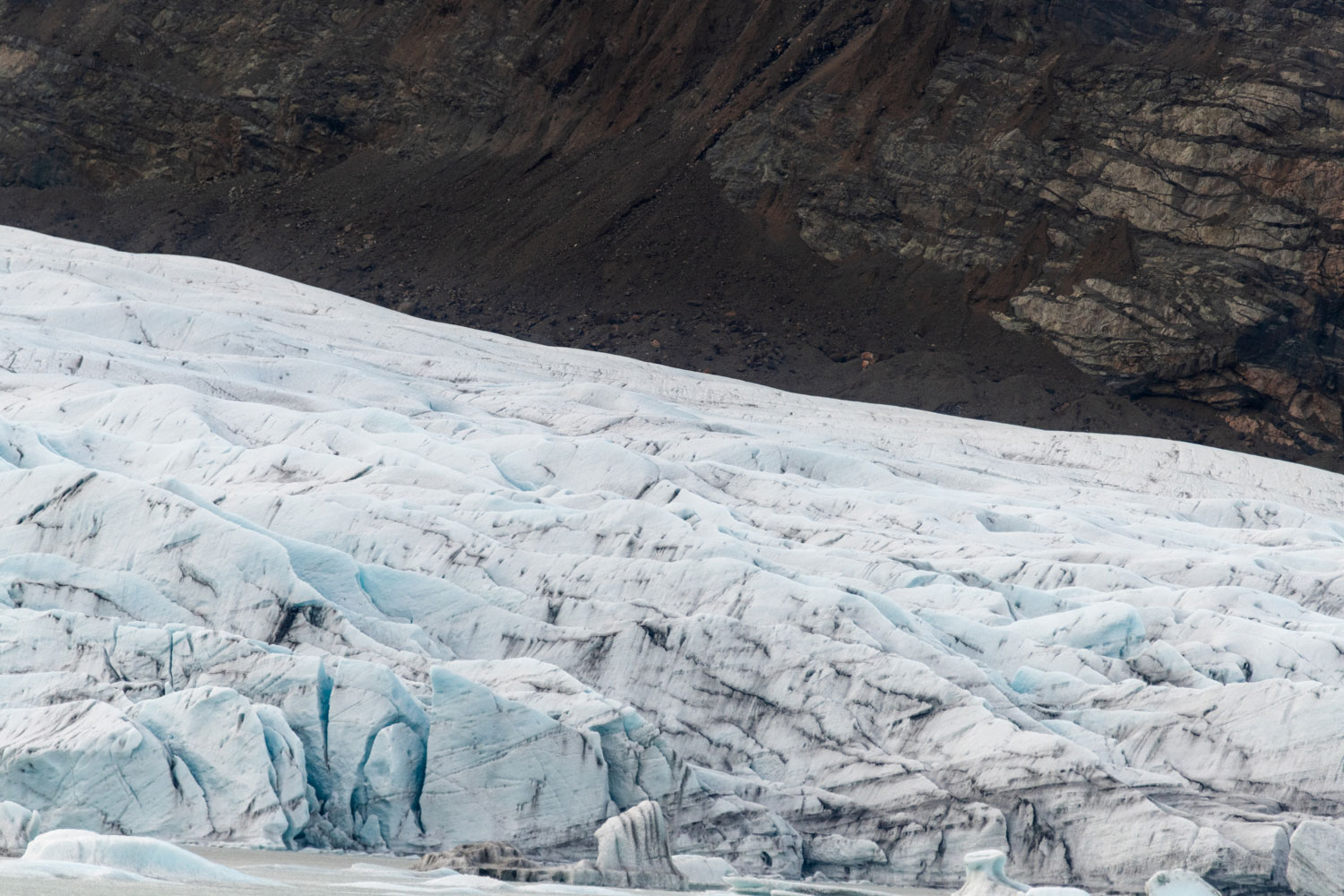 Le glacier Vatnajökull durant notre voyage en Islande en hiver